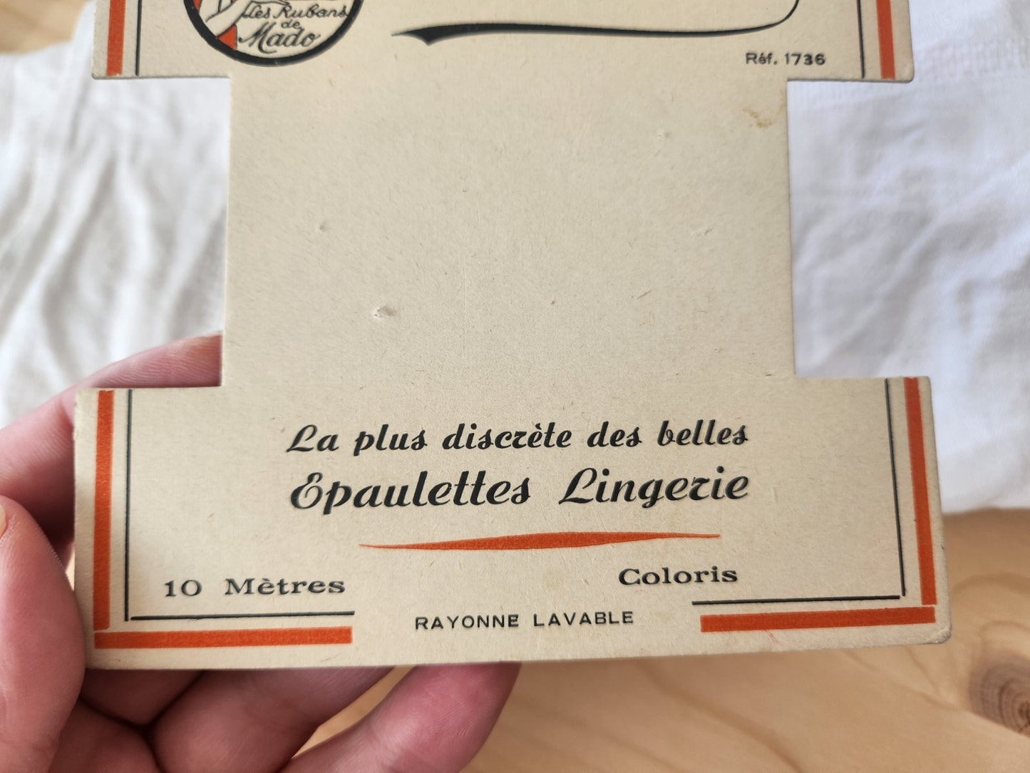 Collection mercerie carte ancienne Novalys art deco les rubans de Mado T1-17