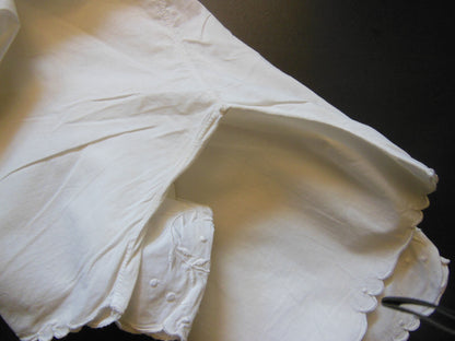 Culotte short de nuit dentelle broderie blé tour taille élastique B1