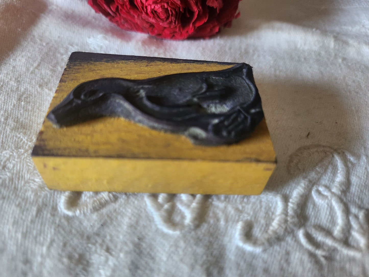 Tampon ancien oie vintage ecole scolaire collection  n°59-2