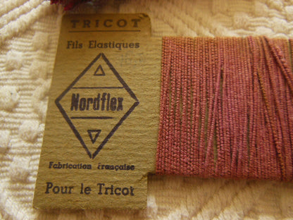 Collection mercerie ancienne carte fil Nordflex tricot T2-2