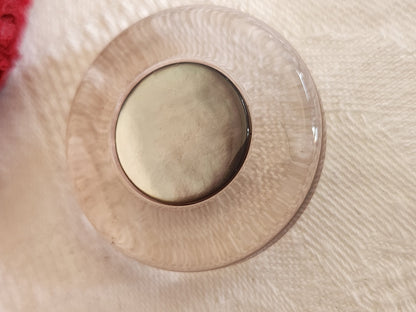 Collection enorme bouton vintage coeur en nacre  3,3 cm superbe ref 332
