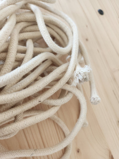 Cordon ancien  idéal embrase anse beige  2 mètres sur 0,6 cm A5