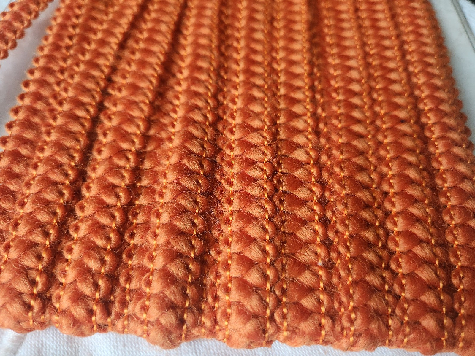 Galon vintage orange 5 mètres sur 1,4 cm  A2