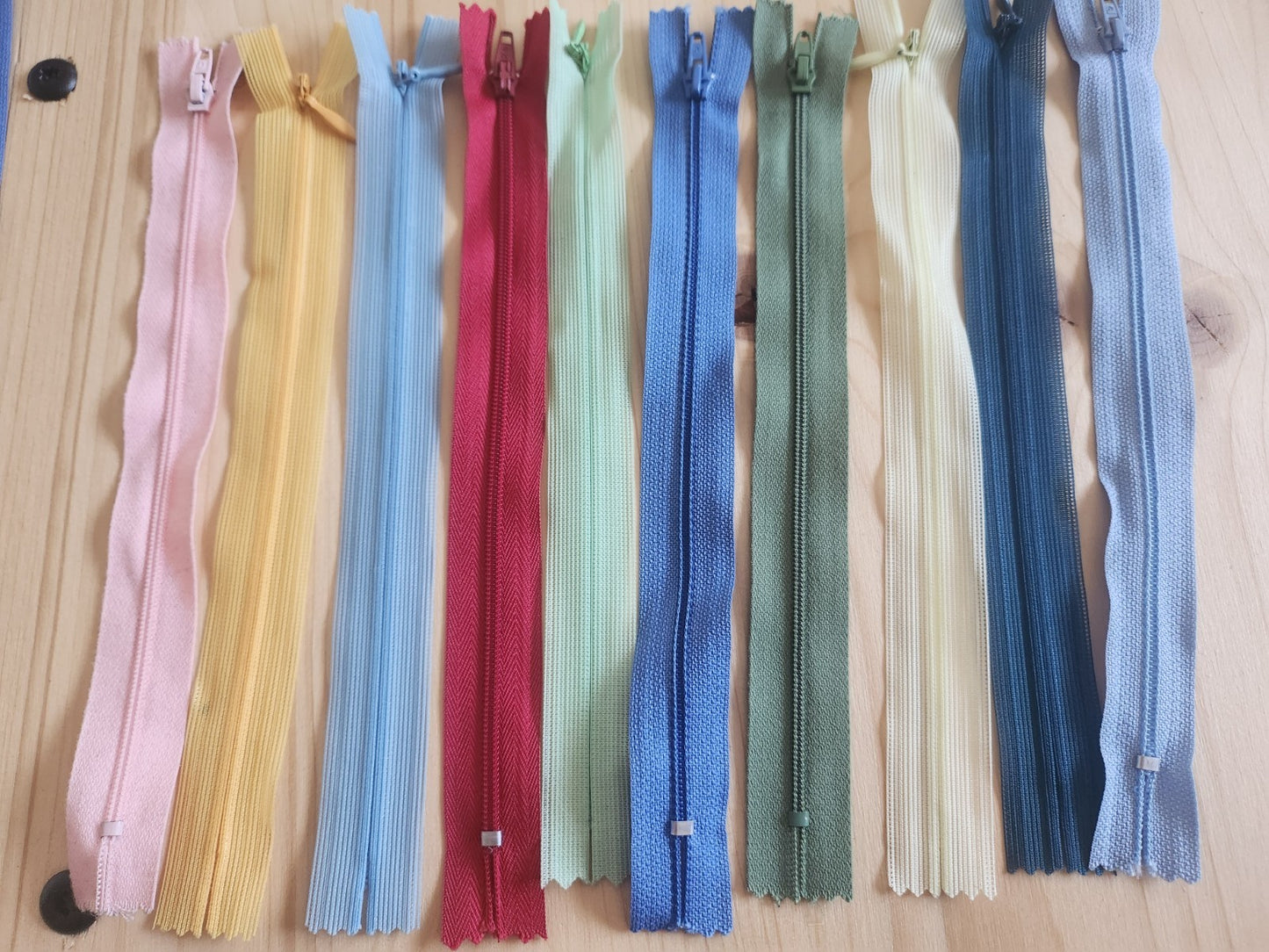 Lot 100 fermeture éclair non séparable 20 à 50 cm listing en photo  n°2 B8