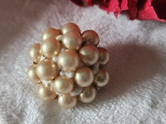 Collection bouton ancien fait maison ???? perle dome 2,1 cm G18H