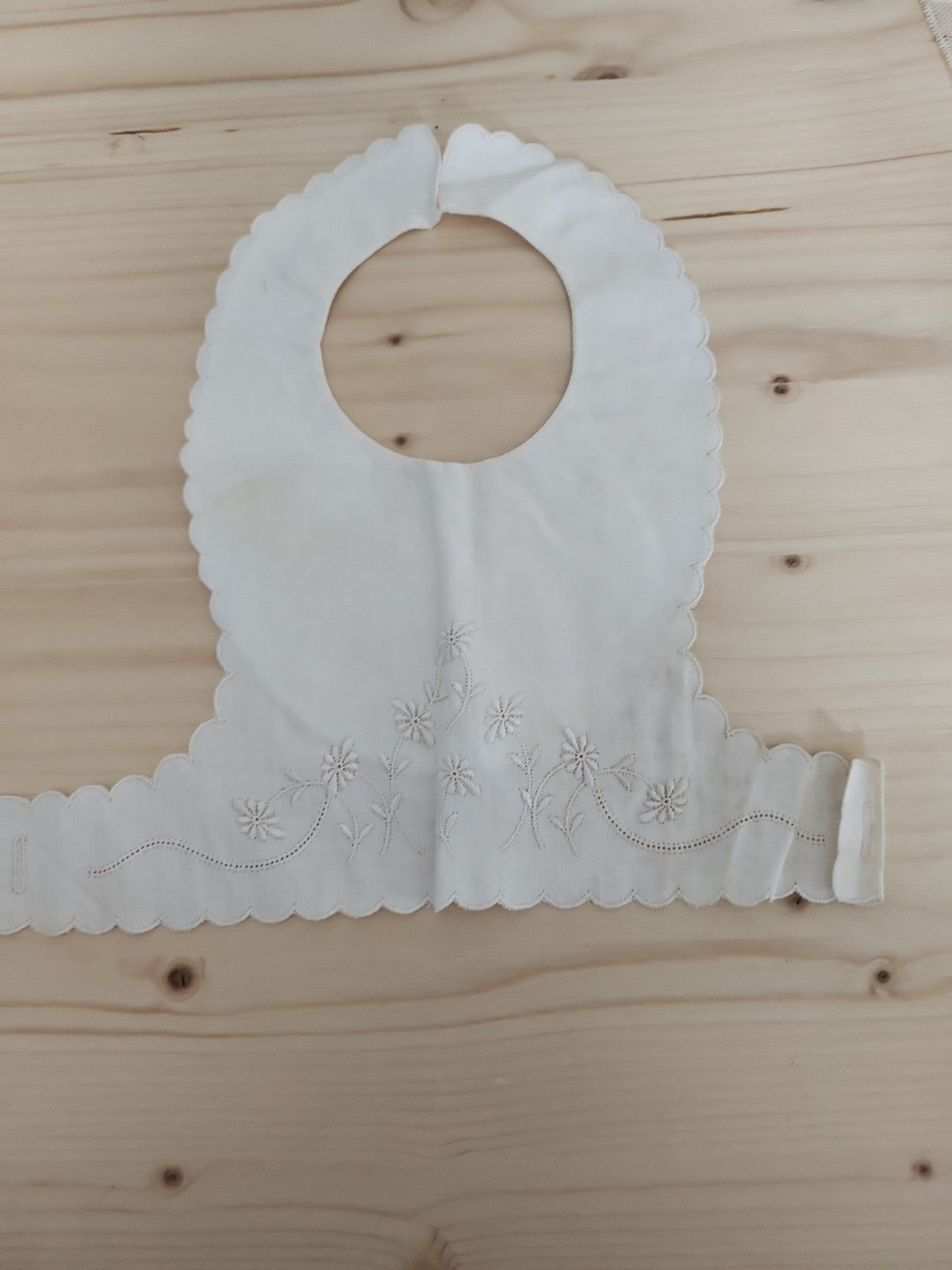 Lot 22 bavoirs anciens bebe poupée vintage à nettoyer B4
