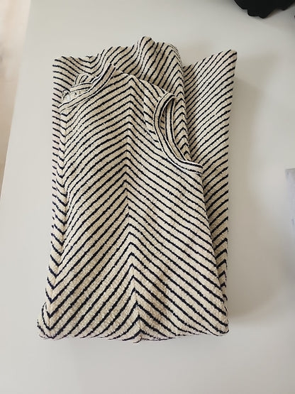 Pur vintage robe ancienne tricosa style marinière épaisse 38 ?  ref portant
