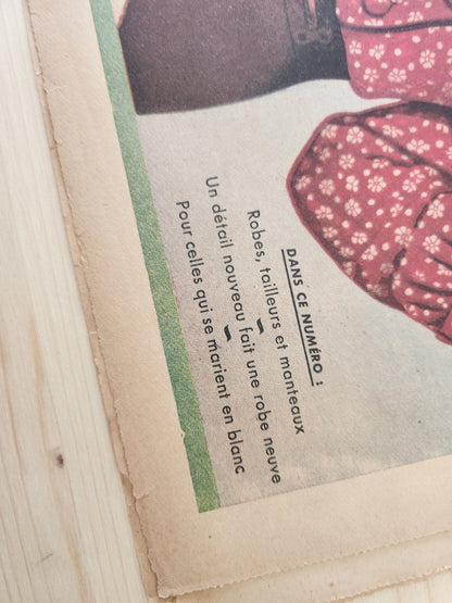 Le petit echo de la mode 1941 n°18 joli mois de Mai  parure enfant blouses