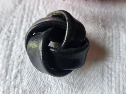 collection bouton ancien en cuir original 2,7 cm gros G13P