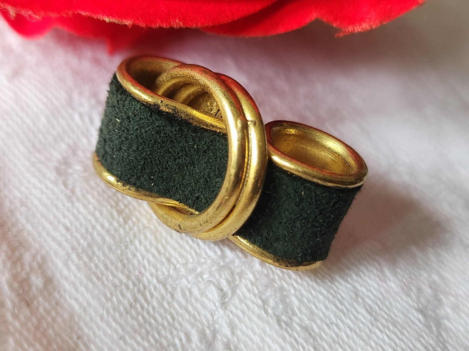 Collection bouton ancien en métal ornement parurier 2,6 cm G12J
