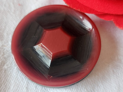 Gros bouton ancien art déco galalithe année 20/30 parurier 3,7 cm G17K