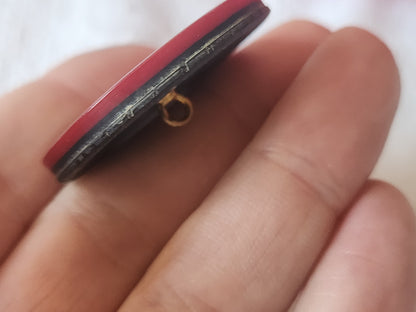 Gros bouton ancien art déco galalithe année 20/30 parurier 3,7 cm G17K