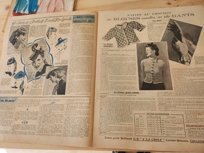 Le petit echo de la mode 1940 n°14 idées printanières revue mode française