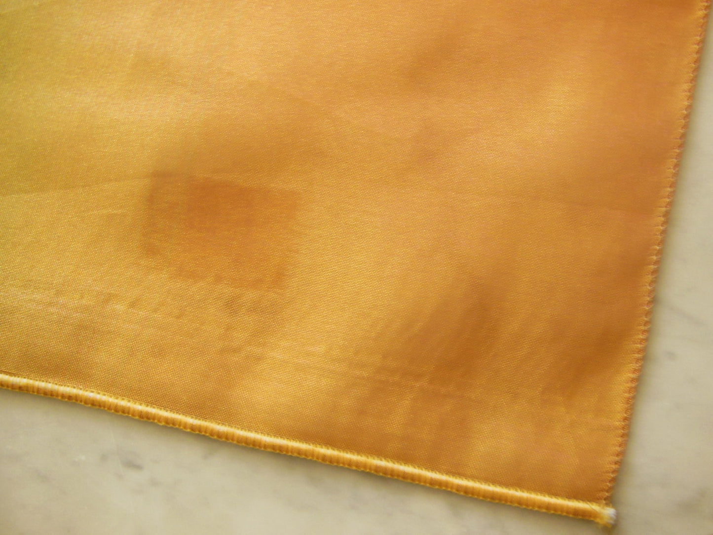 Coupon tissu luxe superbe voilage orange rose vert  1 m18 sur 1 m 03 B6