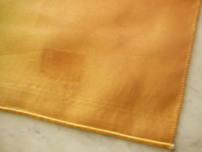 Coupon tissu luxe superbe voilage orange rose vert  1 m18 sur 1 m 03 B6