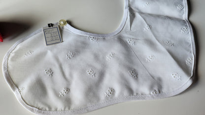 Ancien  col  tissu ajouré enfant dentelle  B1-35