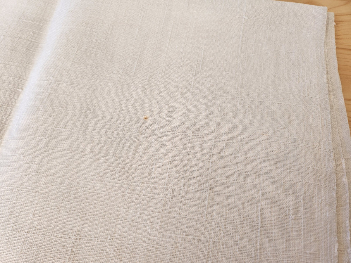 Ancien coupon   gros monogramme M tissu  toile ancienne  B8