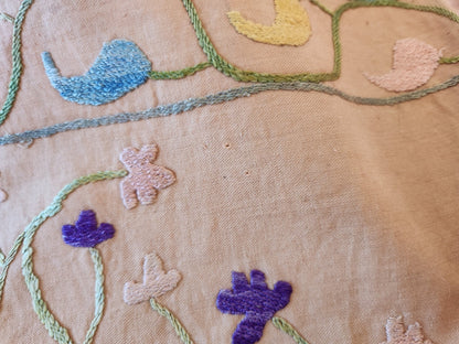 Trés ancien ouvrage XIXéme nappe d'autel? broderie B8