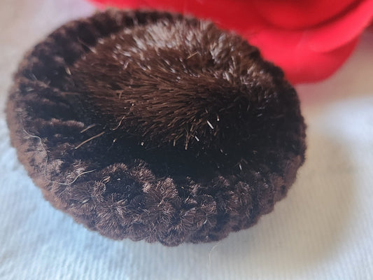 Haute couture énorme bouton ancien doudou passementerie 4,5 cm ref 514