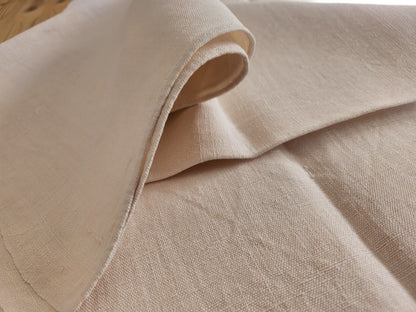 Ancien coupon de tissu toile épaisse 110 cm sur 167 cm B6