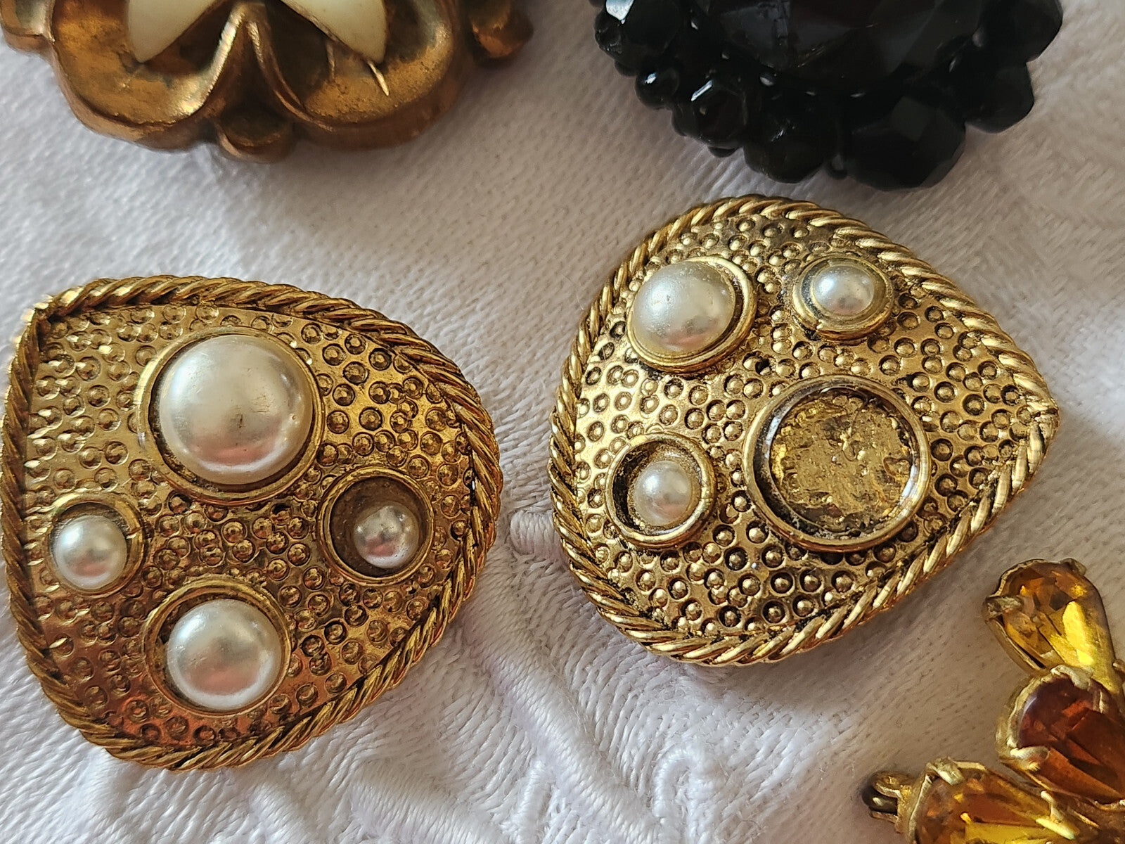 Lot 4 broches anciennes pour reparation recup detournement et une BO