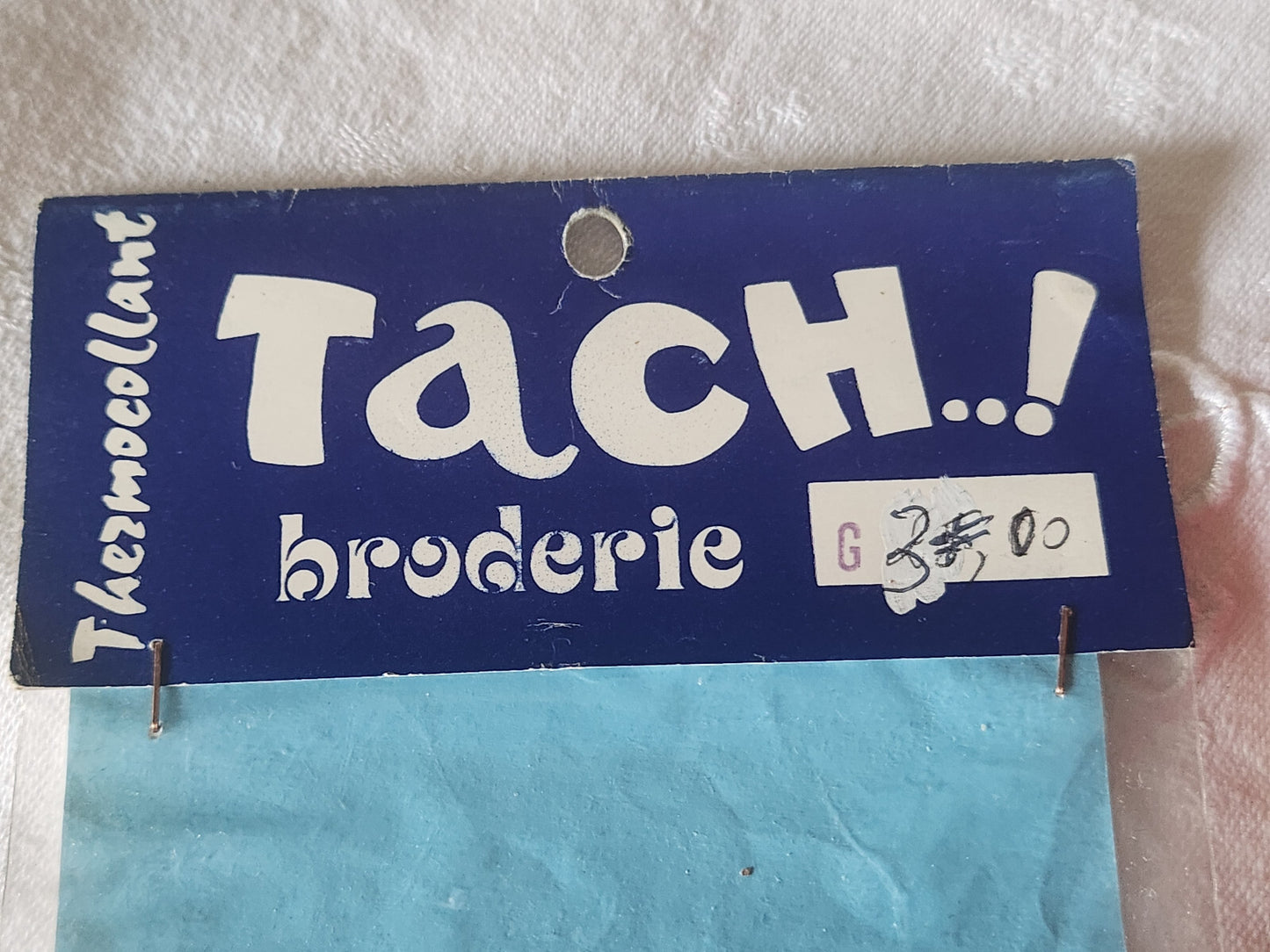 Ancien patch vintage thermocollant captain broderie customisation T14