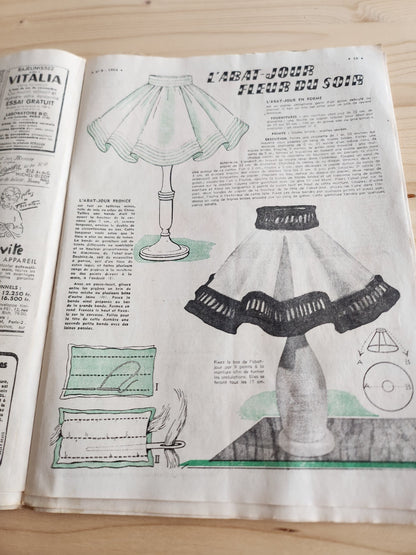 Le petit echo de la mode 1954 n°9  le printemps dans la maison